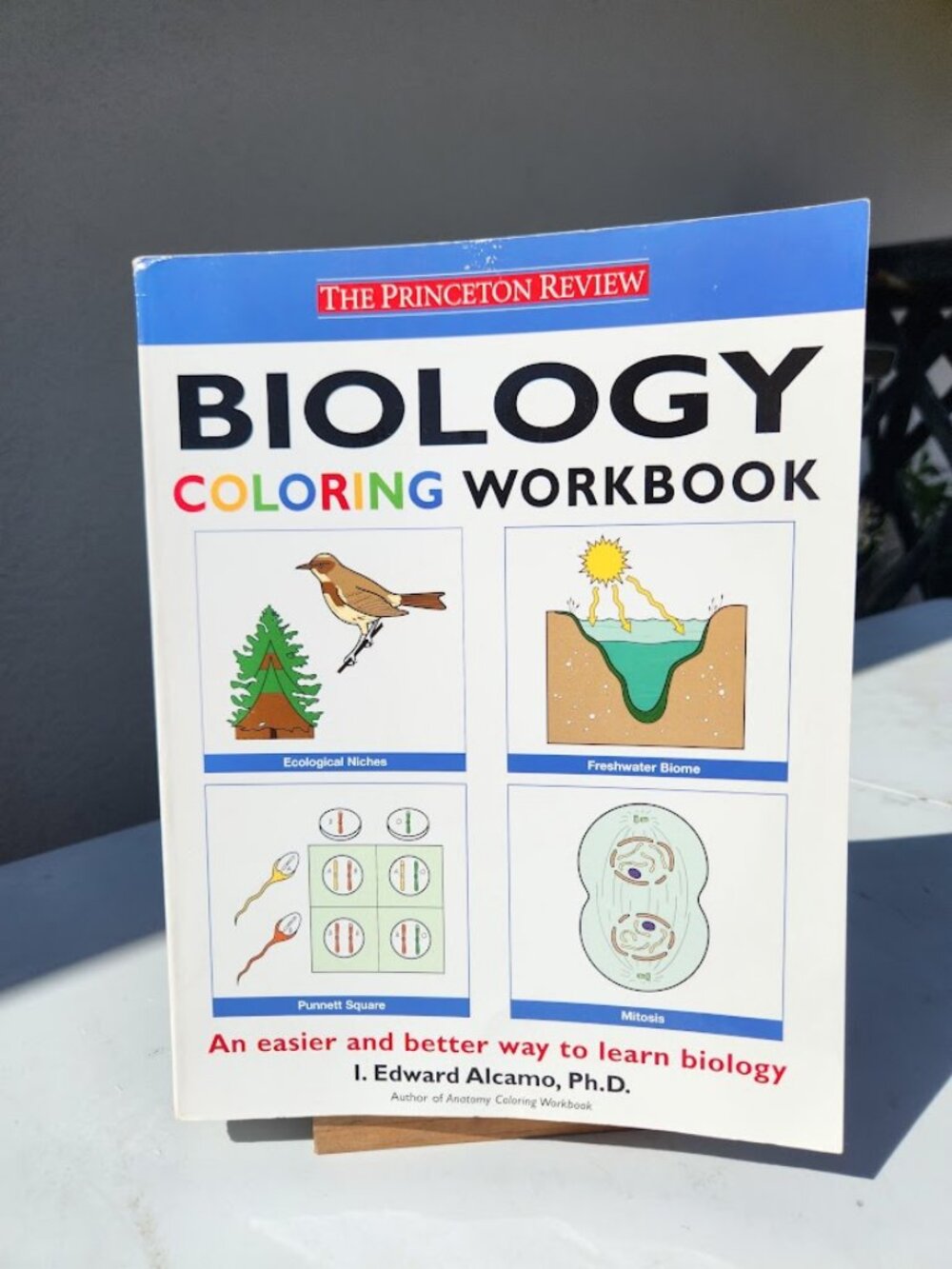 Biology Coloring Workbook Book The Princeton Review Textbook Science Educational